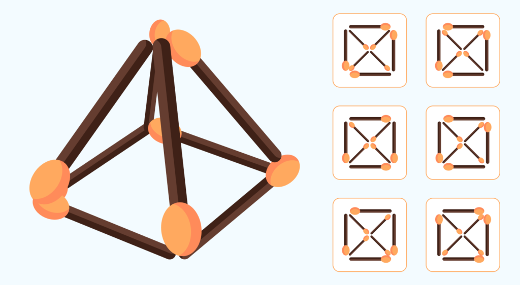 matchstick puzzles move the matches puzzles with answers and solutions