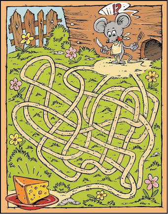 hard maze for kids